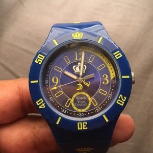 JC Rubber Watch Yellow Blue